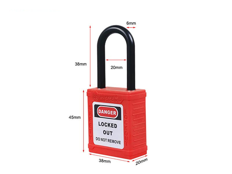 Nylon Safety Padlock 38mm