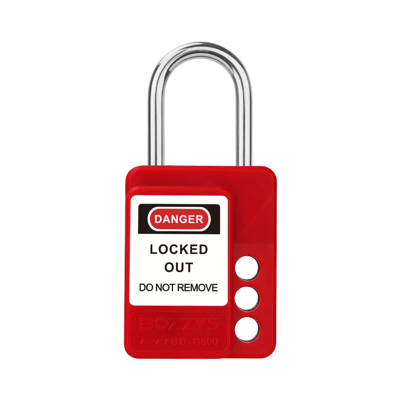 Hasp Padlock — Group Lockout Safety Padlock (3 Lock Holes)