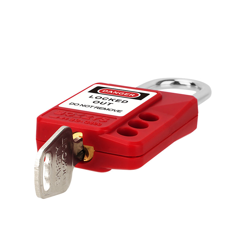 Hasp Padlock — Group Lockout Safety Padlock (3 Lock Holes)