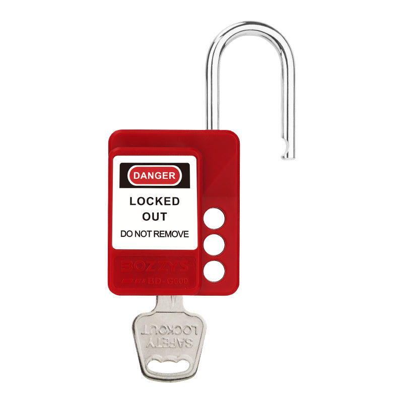 Hasp Padlock — Group Lockout Safety Padlock (3 Lock Holes)