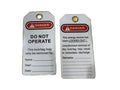 DANGER Lockout Tag Laminated PVC 80x150mm