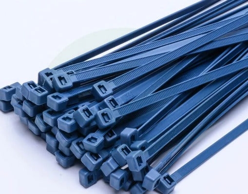 Metal Detectable Cable Ties — Blue PA66