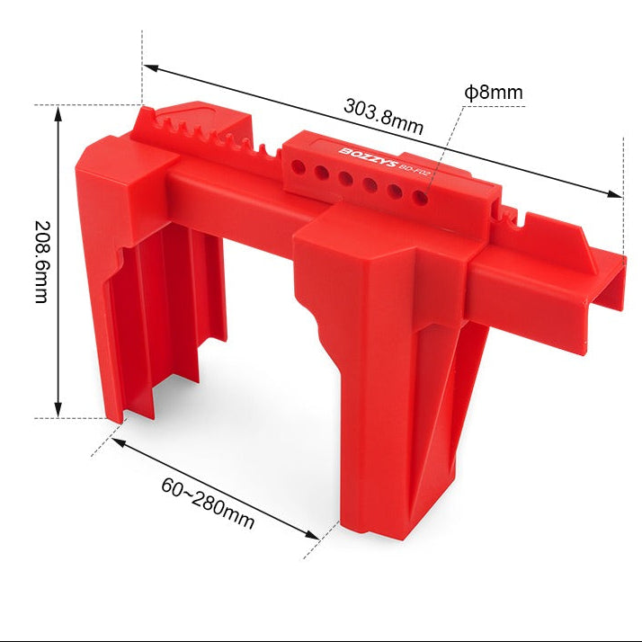 Ball Valve Lockout adj 50-200mm — view 3