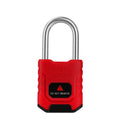 Safety Padlock Pro with 304 stainless steel shackle, 38mm red PA66 nylon body, key retaining