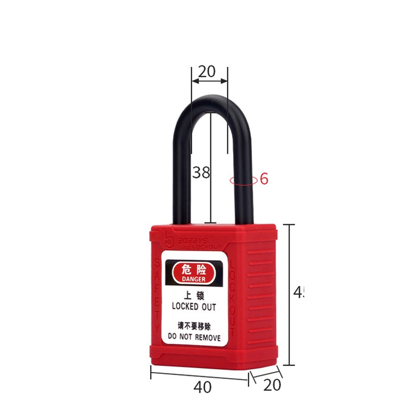Dustproof Nylon Padlock — view 3