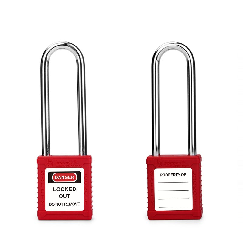 Long Steel Shackle Padlock 76mm — view 3