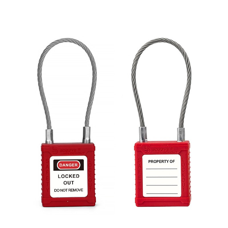 Cable Safety Padlock 150mm SS — view 2