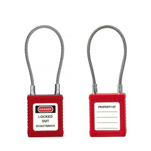 Cable Safety Padlock 150mm SS — view 2
