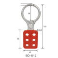 PA Coated Aluminium Hasp 25mm