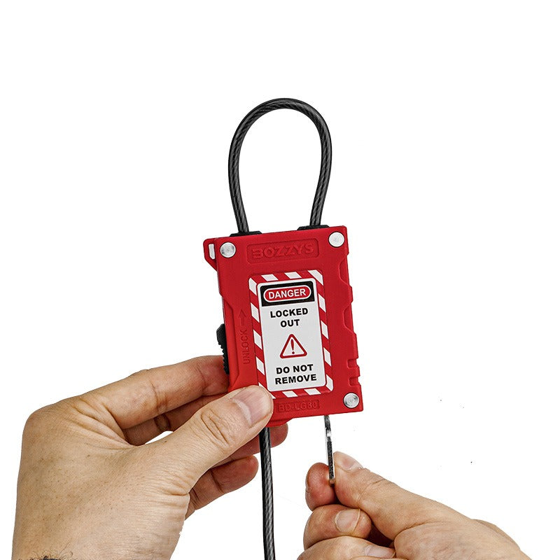 Cable Padlock 0.8m SS 3mm — view 7