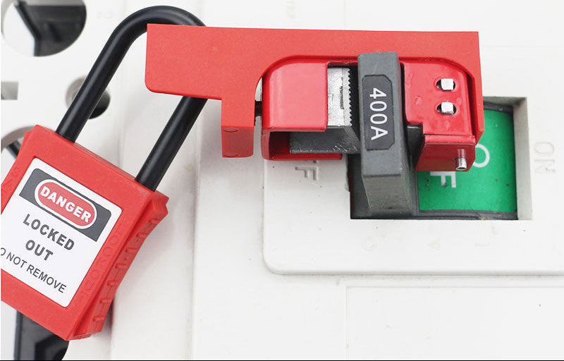Medium Circuit Breaker Lockout BD-D18, fits breaker toggles 8-16mm