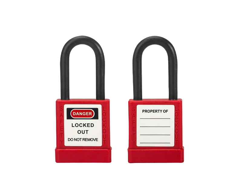 Nylon Safety Padlock - Anti-Slip Shackle