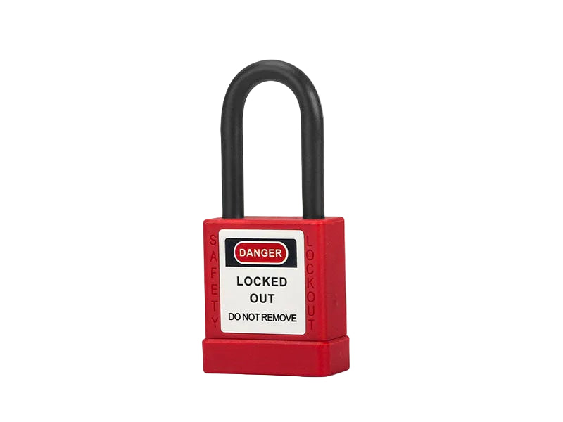 Nylon Safety Padlock - Anti-Slip Shackle